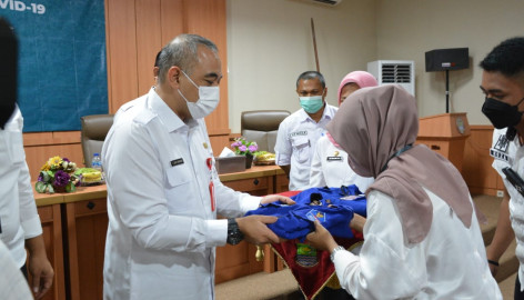 Bupati Tangerang Membuka Bintek Relawan Penanganan COVID-19 Kabupaten Tangerang